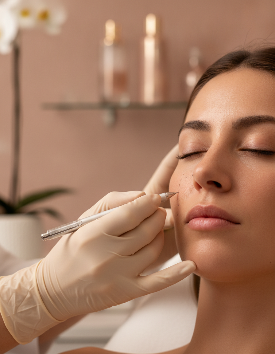 Procedimento de harmonização facial